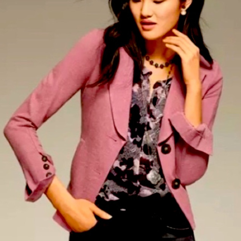 Cabi pointe knit applaud blazer jacket
